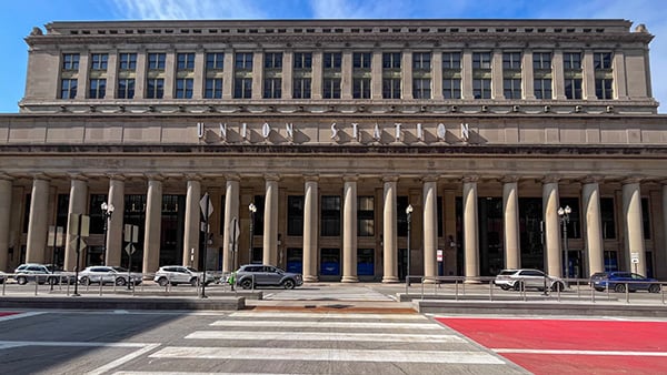 The facade of Chicago's Union Station