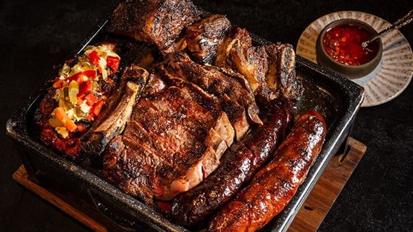 A platter of meat