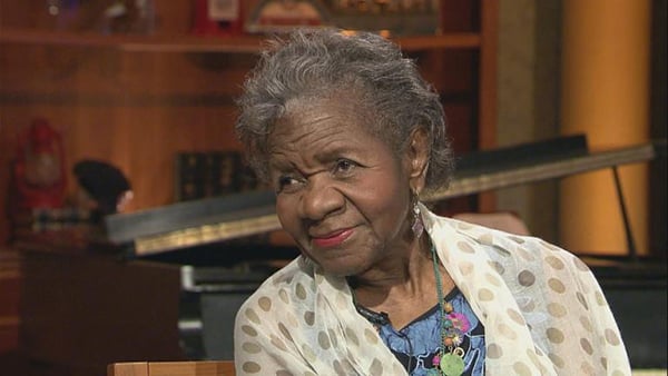 Geraldine de Haas on "Chicago Tonight" in 2013.