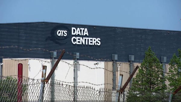 The exterior of a QTS Data Center