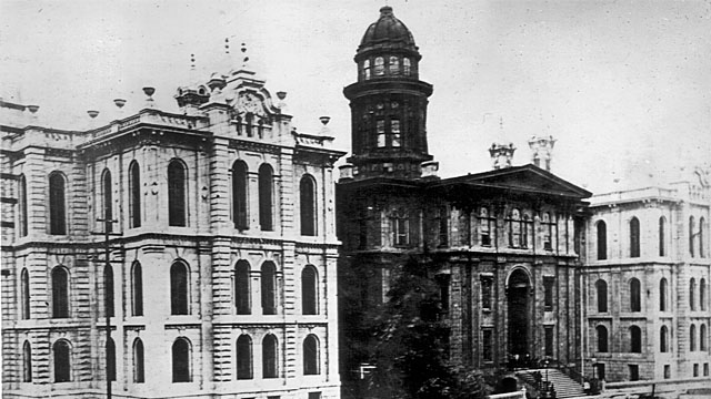 The old City Hall was destroyed in the Great Fire. Photo credit: Chicago History Museum