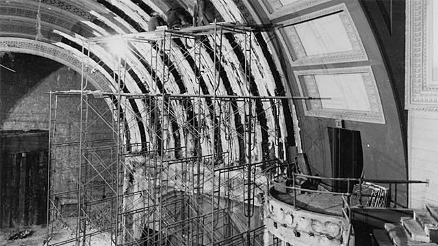 The Garrick Theater under demolition Photo credit: Richard Nickel Committee and Archive