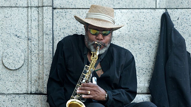 Michael Upton - Licensed Street Musician Photo credit: Alan Brunettin