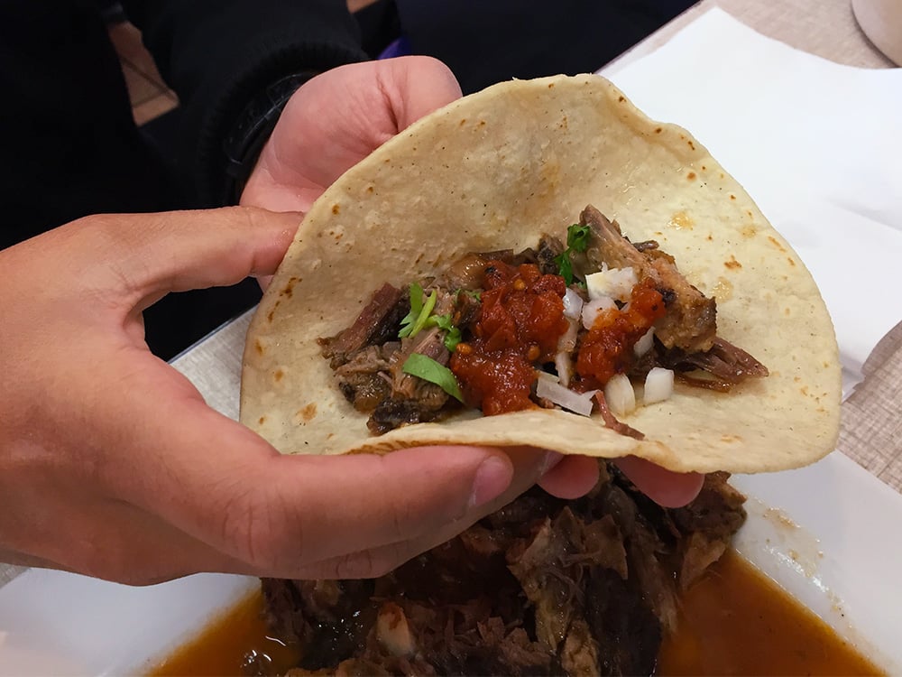 birria taco
