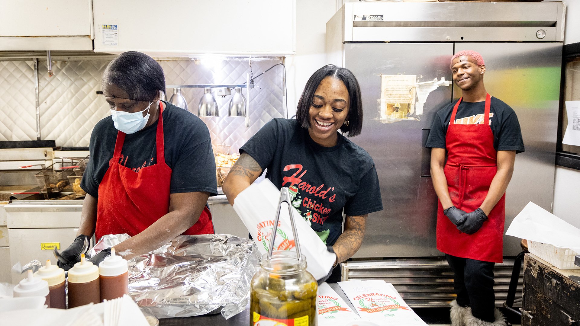 Deneen and Toneia working together