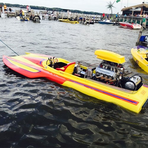 drag boat