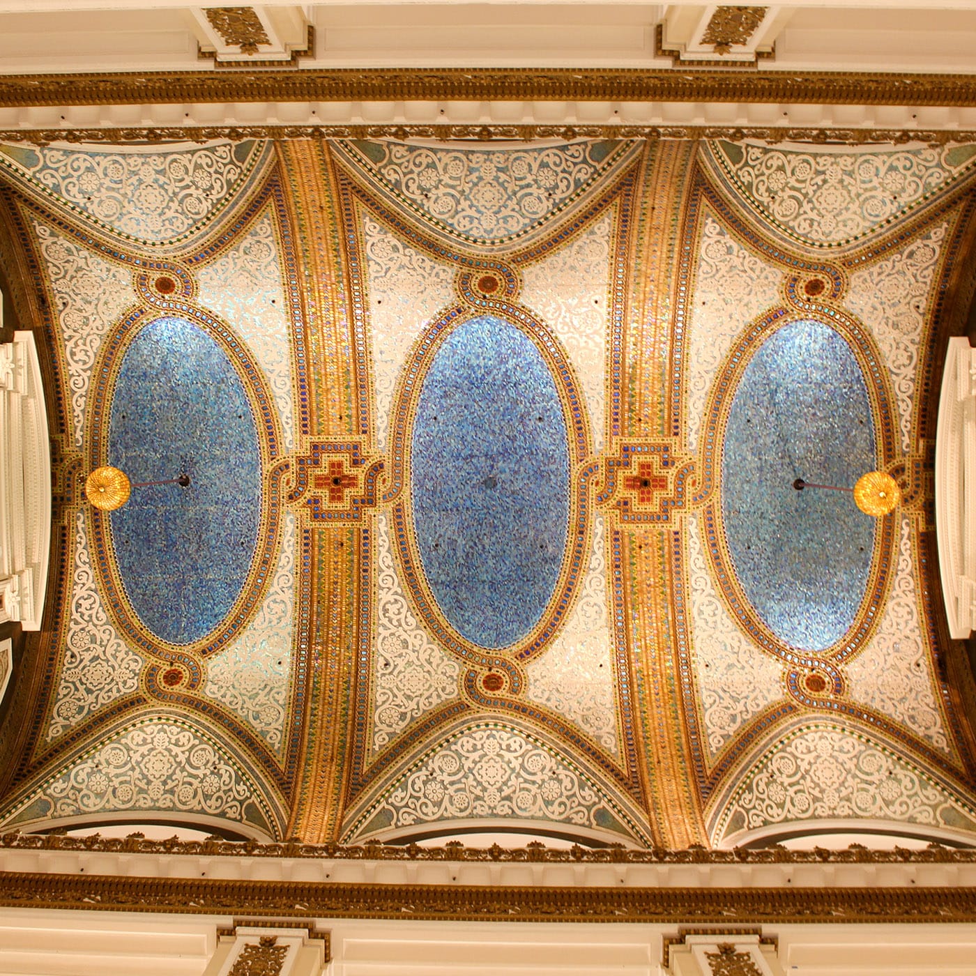Macy’s Tiffany Mosaic Ceiling