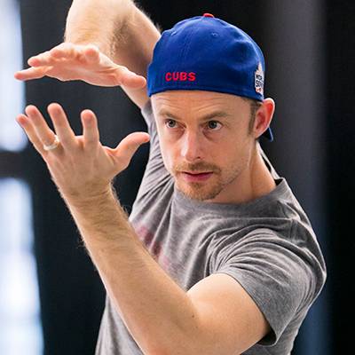 Choreographer Christopher Wheeldon in rehearsal (Photo by Todd Rosenberg)