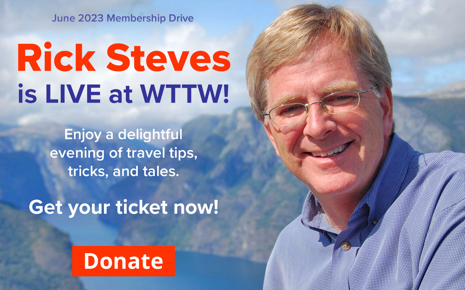 Get Tickets to see Rick Steves!