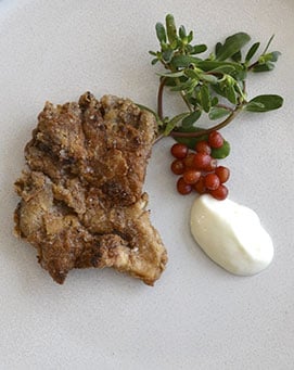 Fried Woodland Mushroom