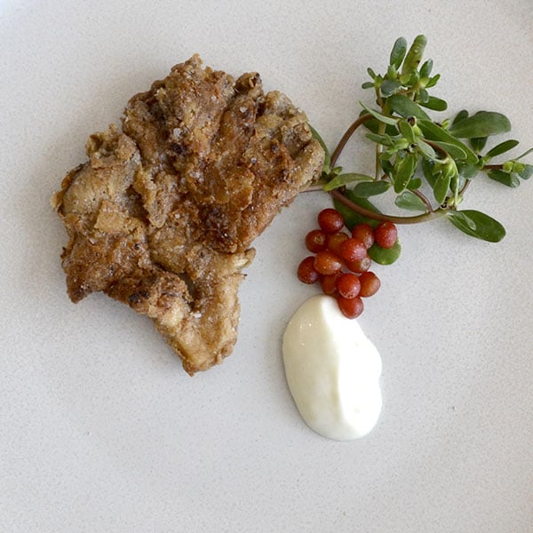 Fried Woodland Mushroom