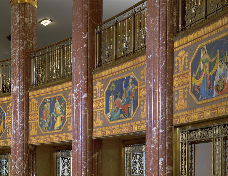 Severance Hall, interior detailing