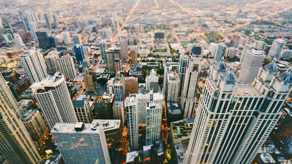 (Photo by Tuan Nguyen / Unsplash) An aerial view of Chicago's skyline