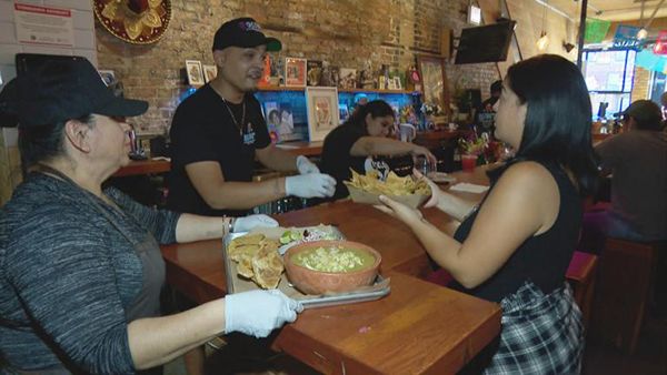 Inside Rubi's Tacos where employees are passing off dishes