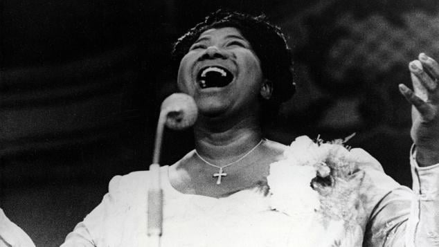 Mahalia Jackson, courtesy Alamy.