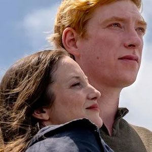Domhnall Gleeson and Andrea Riseborough