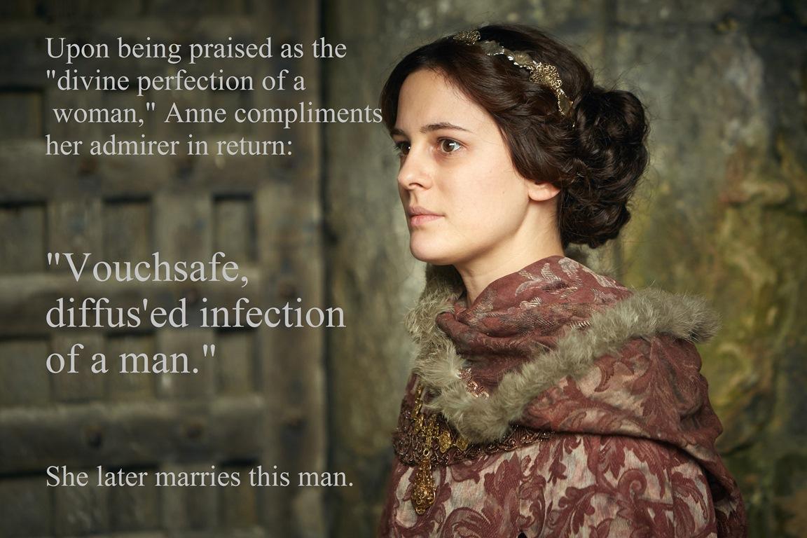 Phoebe Fox as Anne Neville. 