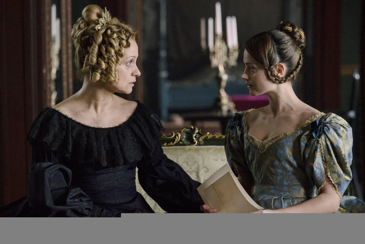 Victoria has a contentious relationship with her mother, who strictly controlled the queen's childhood. (ITV Plc)