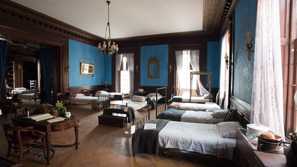 The set inside Mansion House Hospital. (Courtesy of PBS)