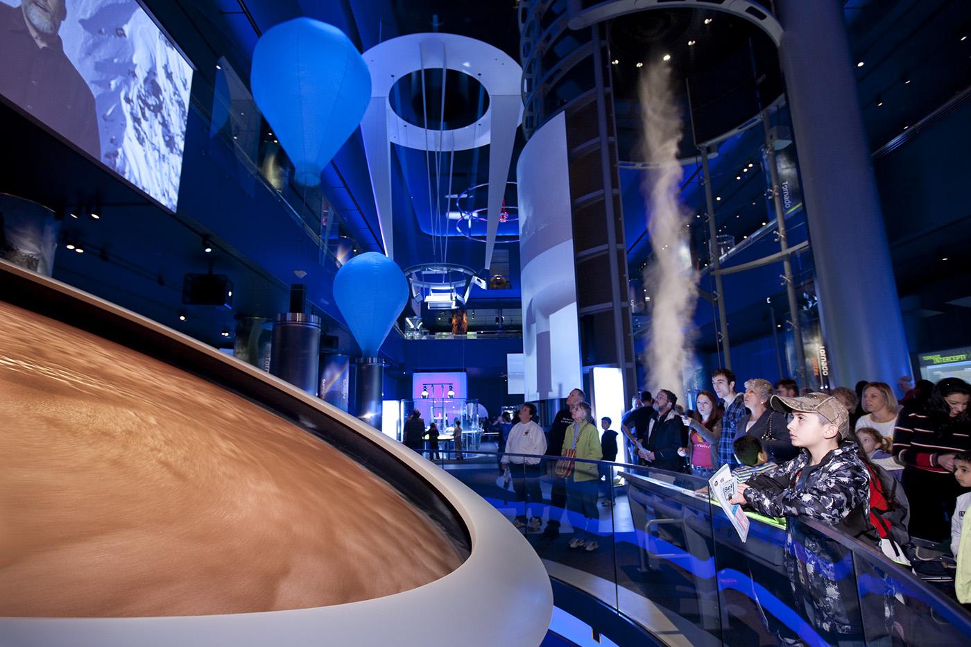 The Museum of Science and Industry's 20-foot avalanche disk. Photo: J.B. Spector/Museum of Science and Industry, Chicago
