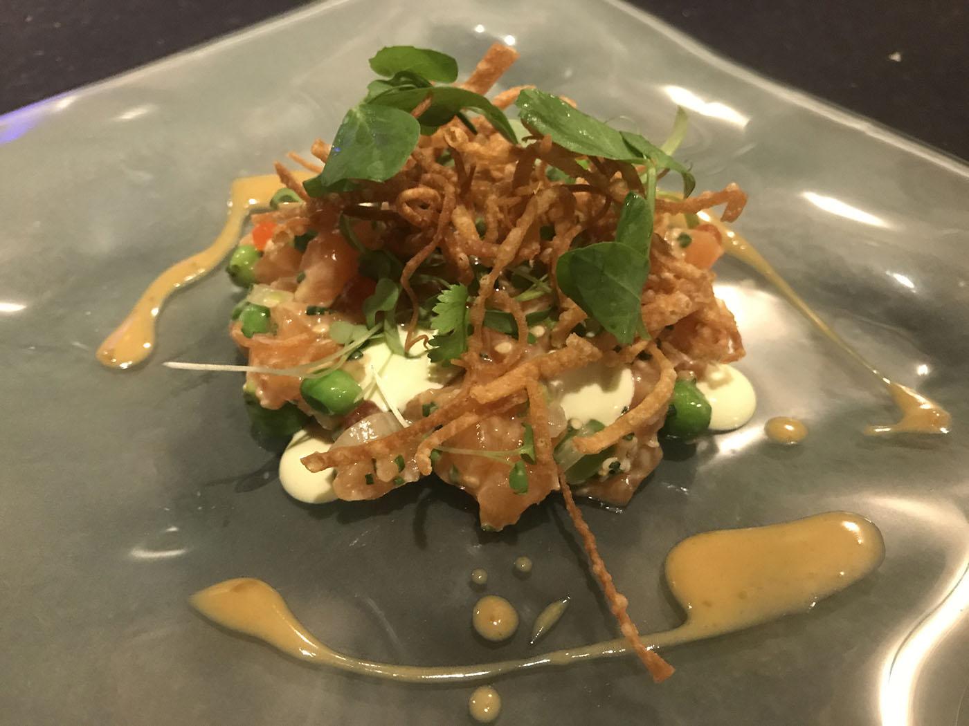Michael Rossi's salmon tartare.