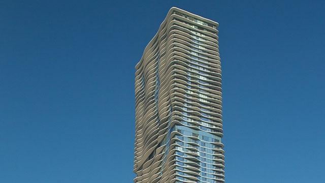 Jeanne Gang's Aqua in Chicago. Photo: Alan Brunettin