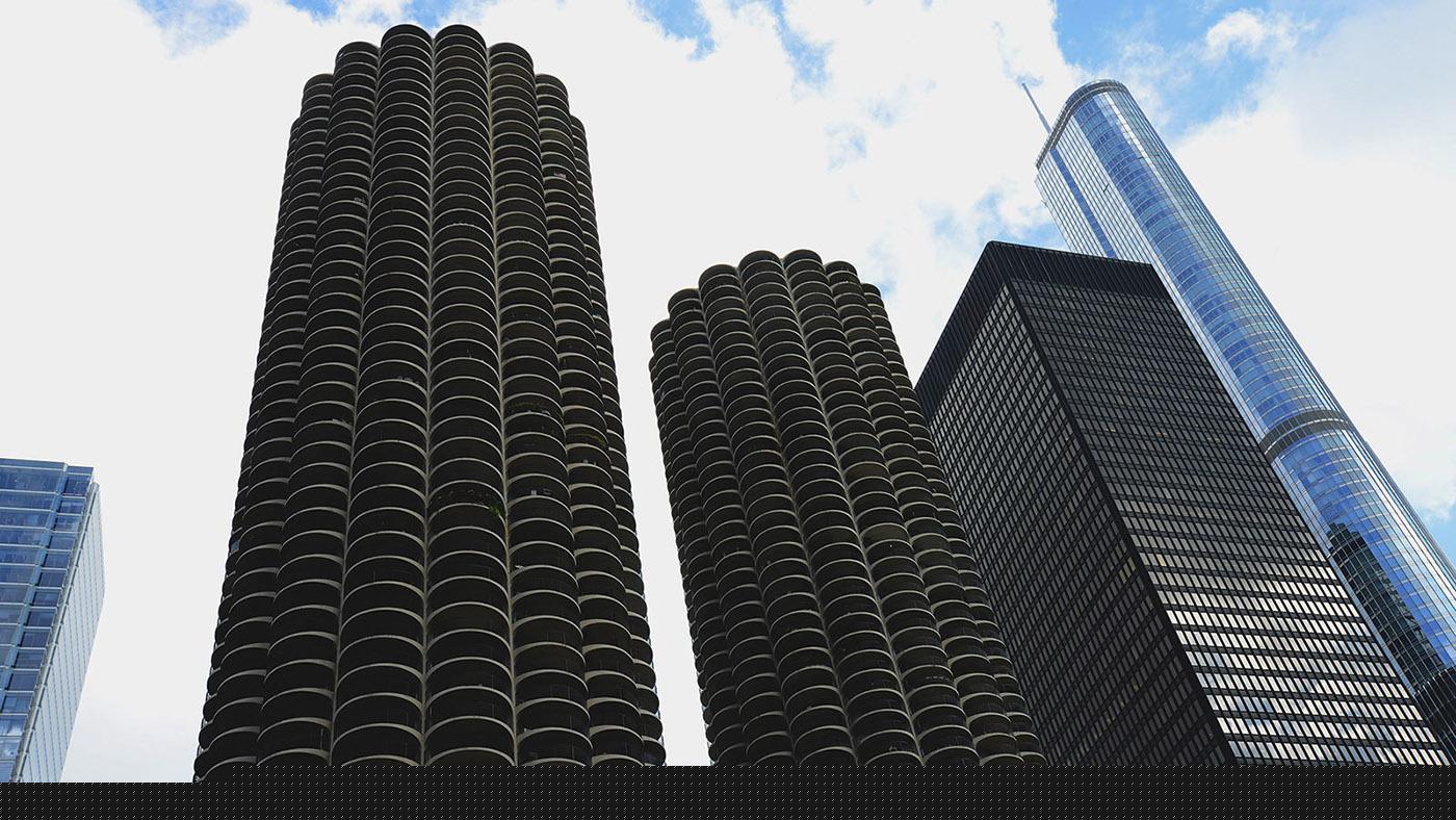 Bertrand Goldberg's Marina City in Chicago. Photo: Bill Richert
