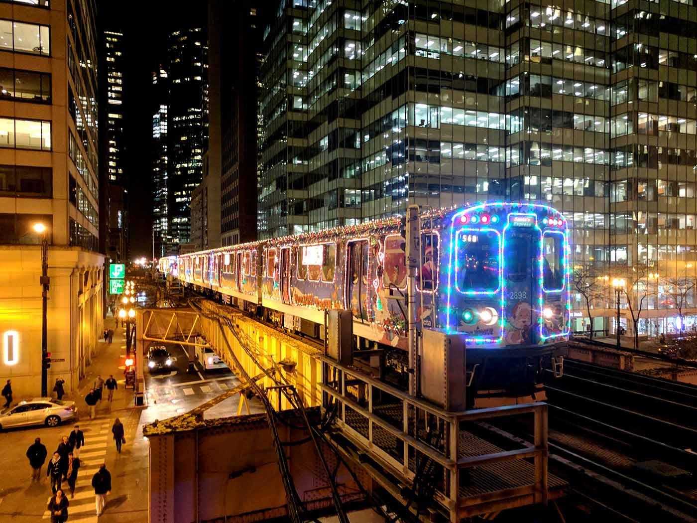 The CTA Holiday Train. Photo: CTA