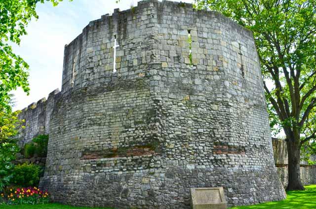 A vestige of Roman settlement at Eboracum, now York