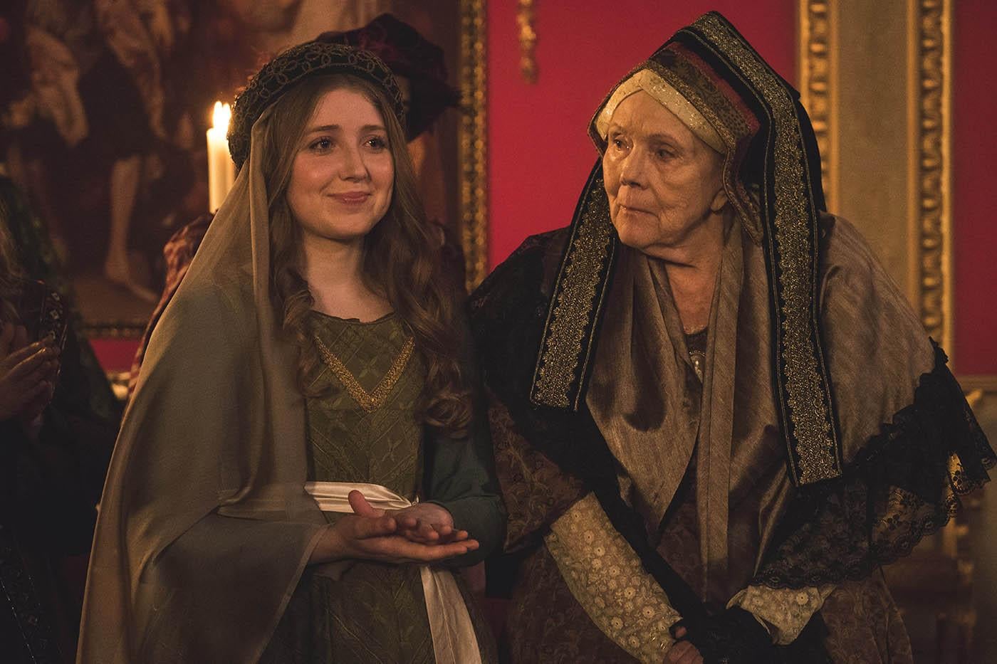 Wilhelmina Coke and the Duchess of Buccleuch (Diana Rigg) in Victoria. Photo: Courtesy of ITV Studios