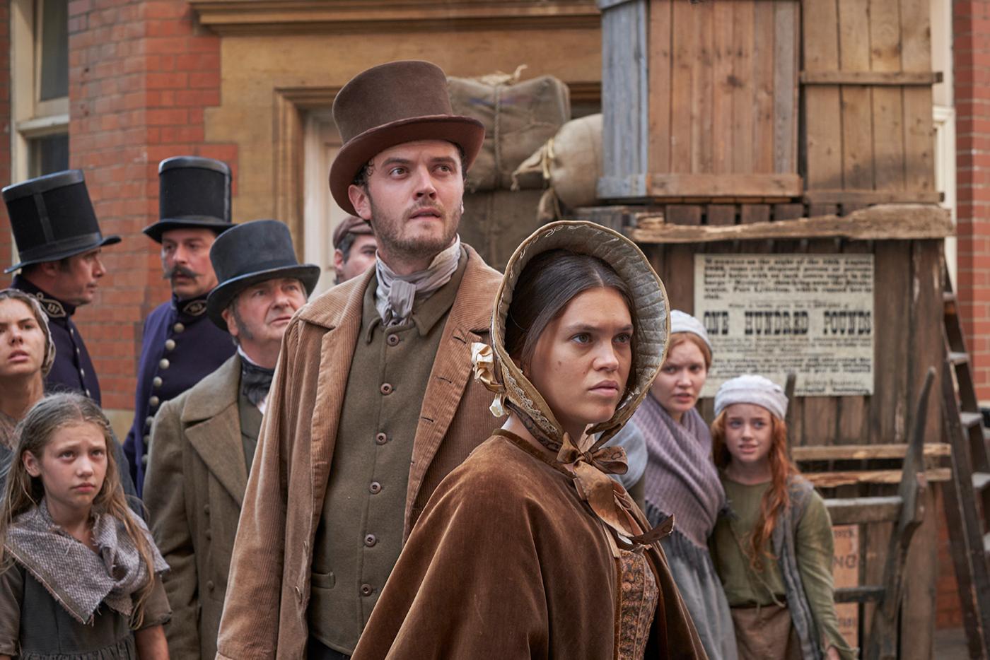Patrick (Kerr Logan) and Abigail (Emily Forbes) in Victoria. Photo: Justin Slee/ITV Plc for MASTERPIECE
