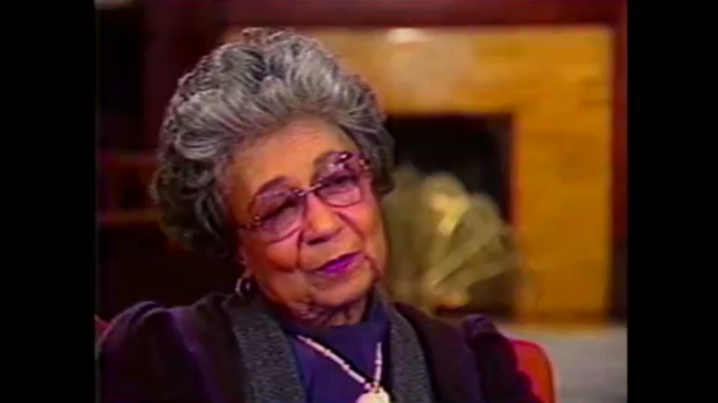 Etta Moten Barnett in 1988