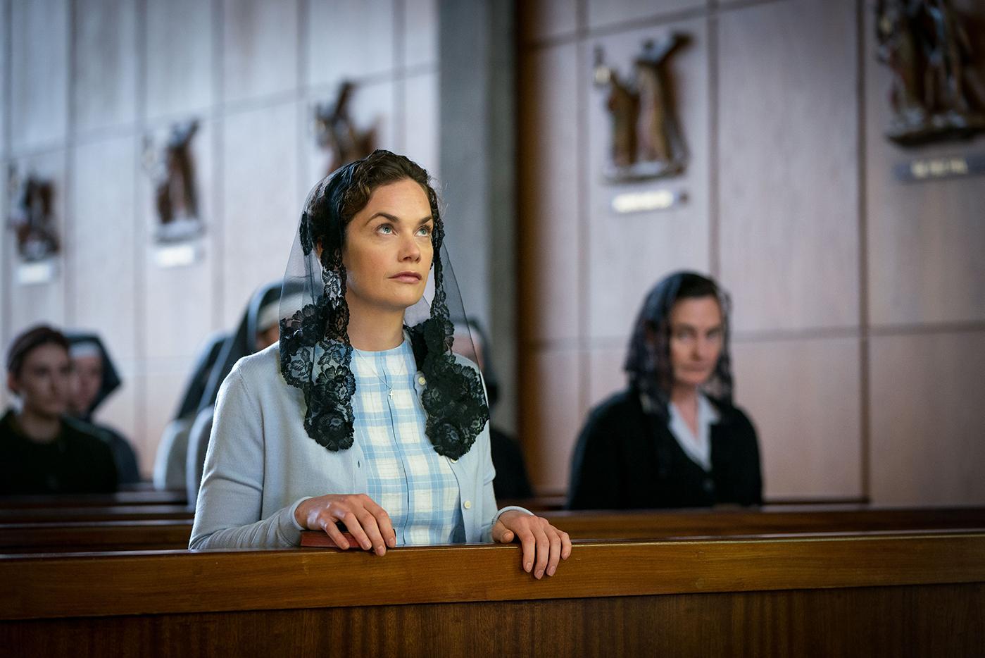 Alison Wilson in church. Photo: WP Films Ltd., Steffan Hill