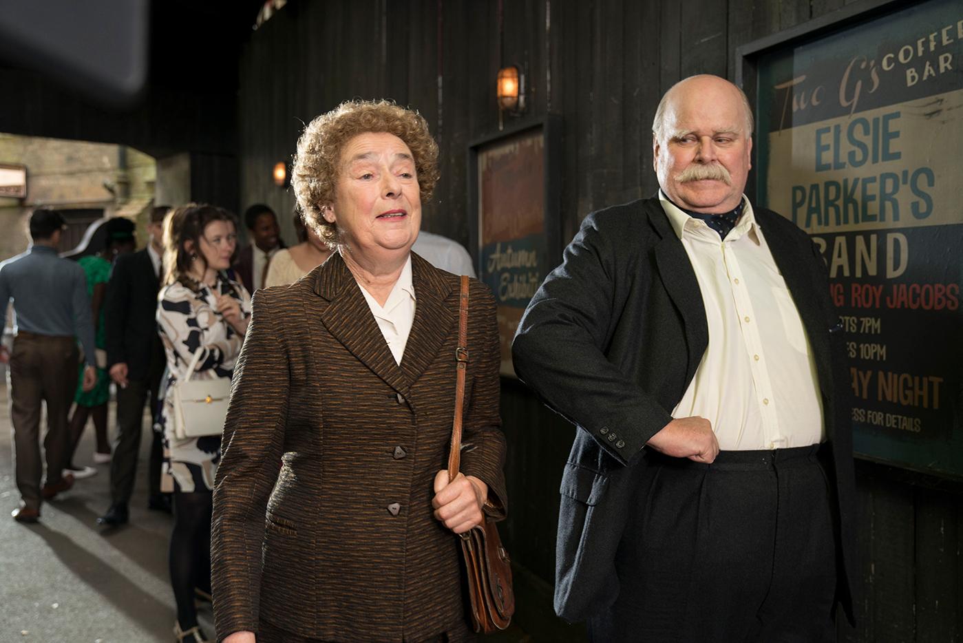 Phyllis Crane and Sergeant Woolf in Call the Midwife. Photo: BBC/Neal Street Productions