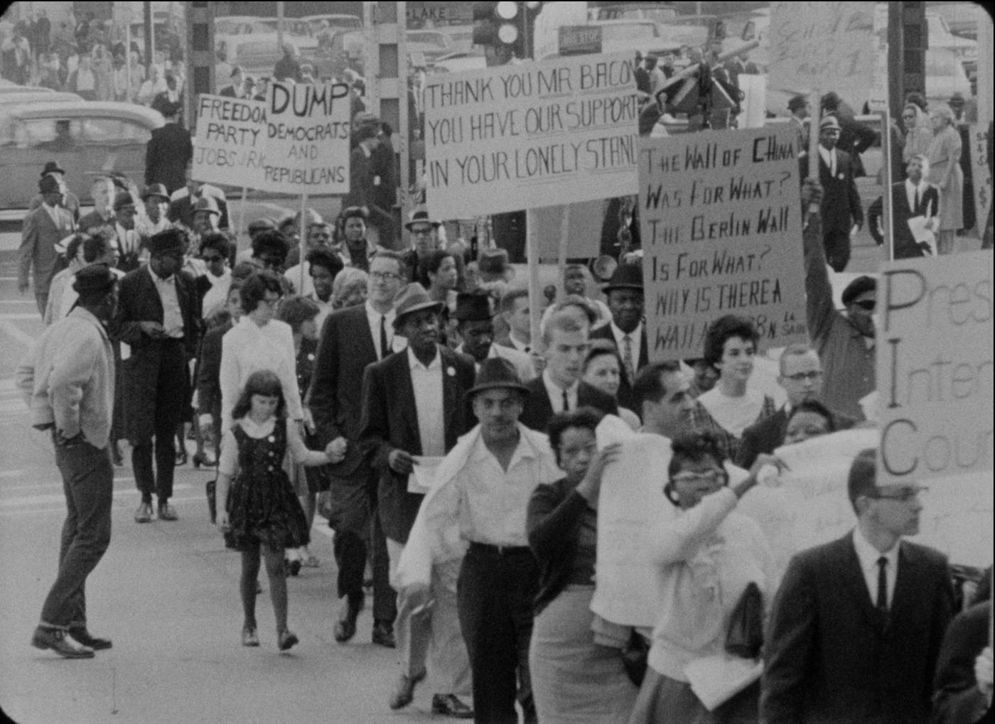The 1963 boycott and march against segregation in Chicago Public Schools. Photo: Kartemquin Films