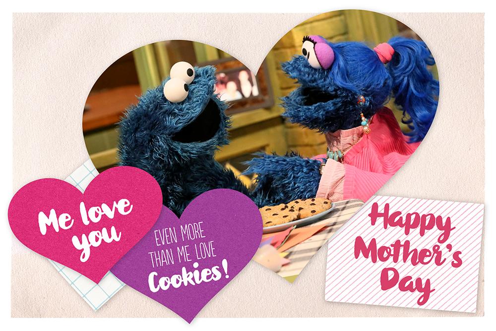 Happy Mother's Day from Cookie Monster