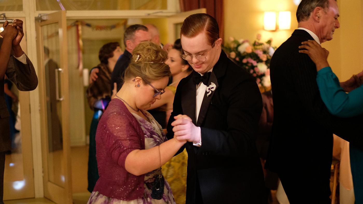 Jane (POPPY BARRETT), Reggie (DANIEL LAURIE) in Call the Midwife. Photo: BBC/Neal Street Production