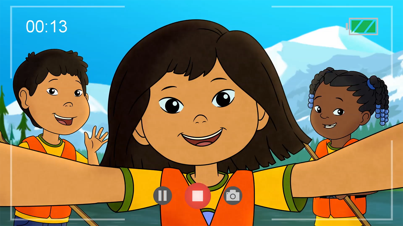 Tooey, Molly and Trini selfie. Image: © 2018 WGBH Educational Foundation
