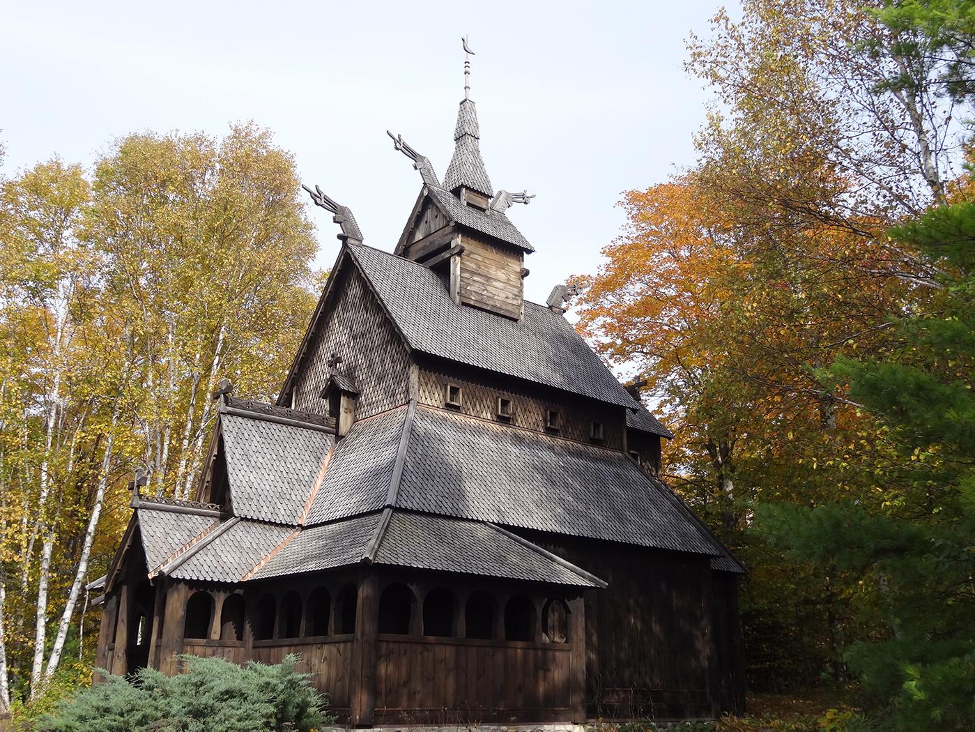 The Stavkirke on Washington Island in Wisconsin. Photo: Dasparag/Wikimedia Commons