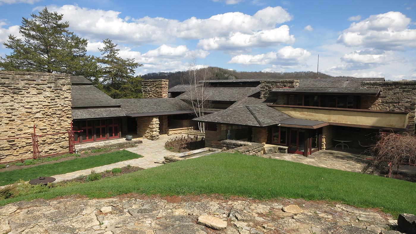 Frank Lloyd Wright's Taliesin in Spring Green, Wisconsin. Photo: Edward Stojakovic/Flickr