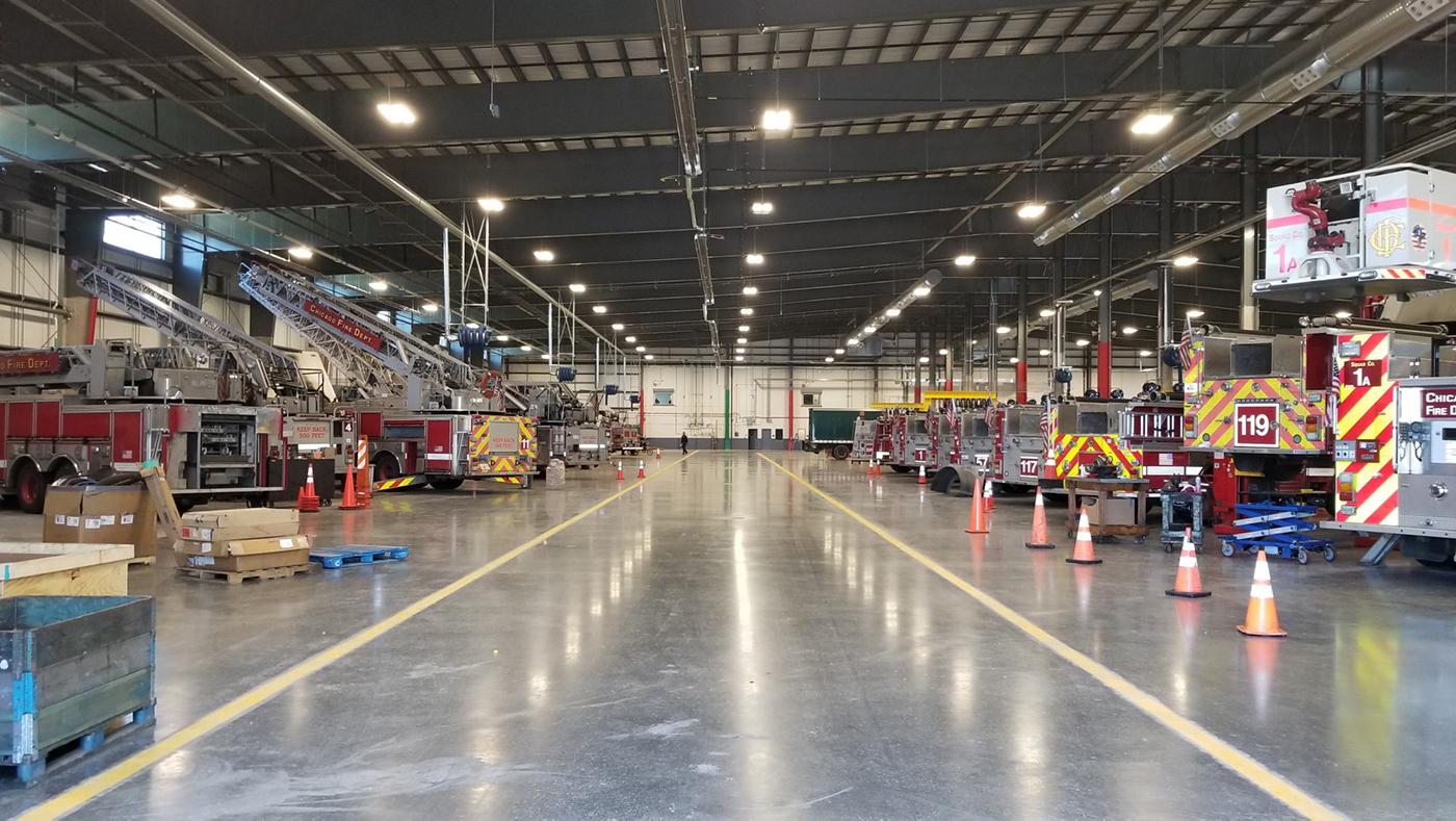 City of Chicago Englewood Fleet Maintenance Facility. Photo: Sean Neuert