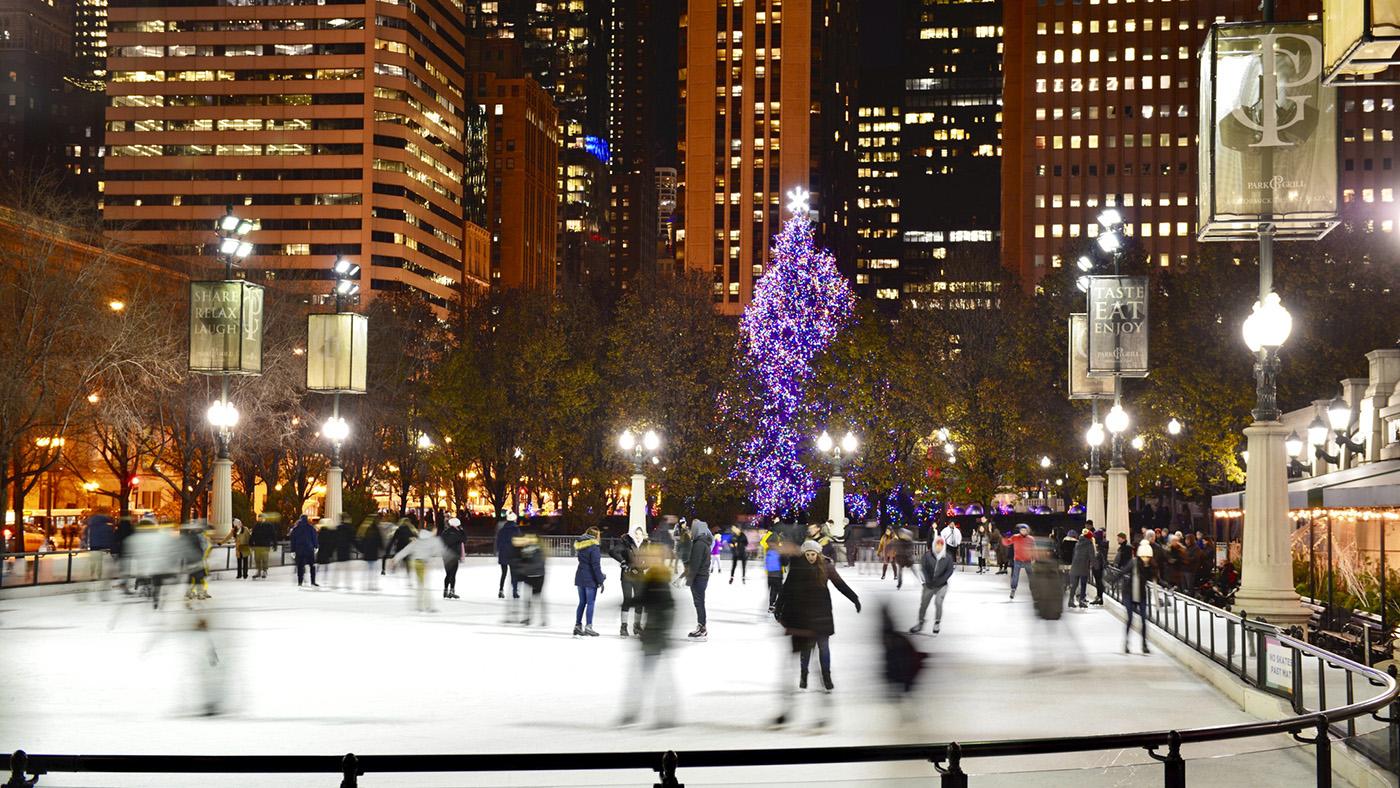 Ice Skating in Chicago