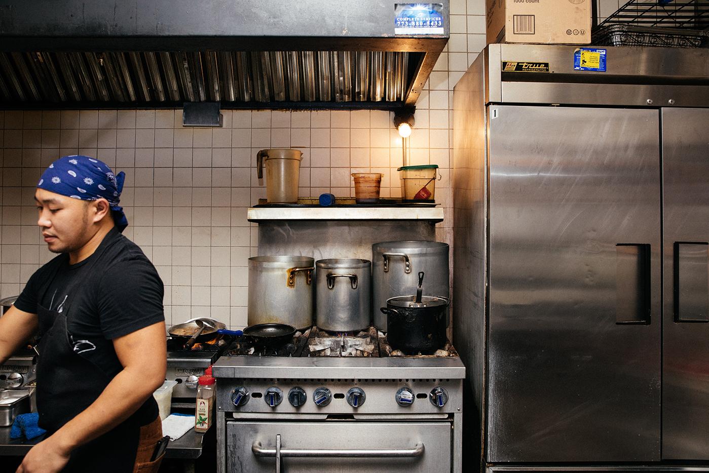 Marc Nunez, the chef at Chicago's Isla Pilipina. Photo: Sandy Noto for WTTW