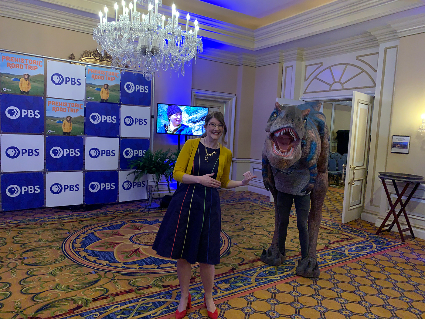 'Prehistoric Road Trip' host Emily Graslie at the Television Critics Association Press Tour