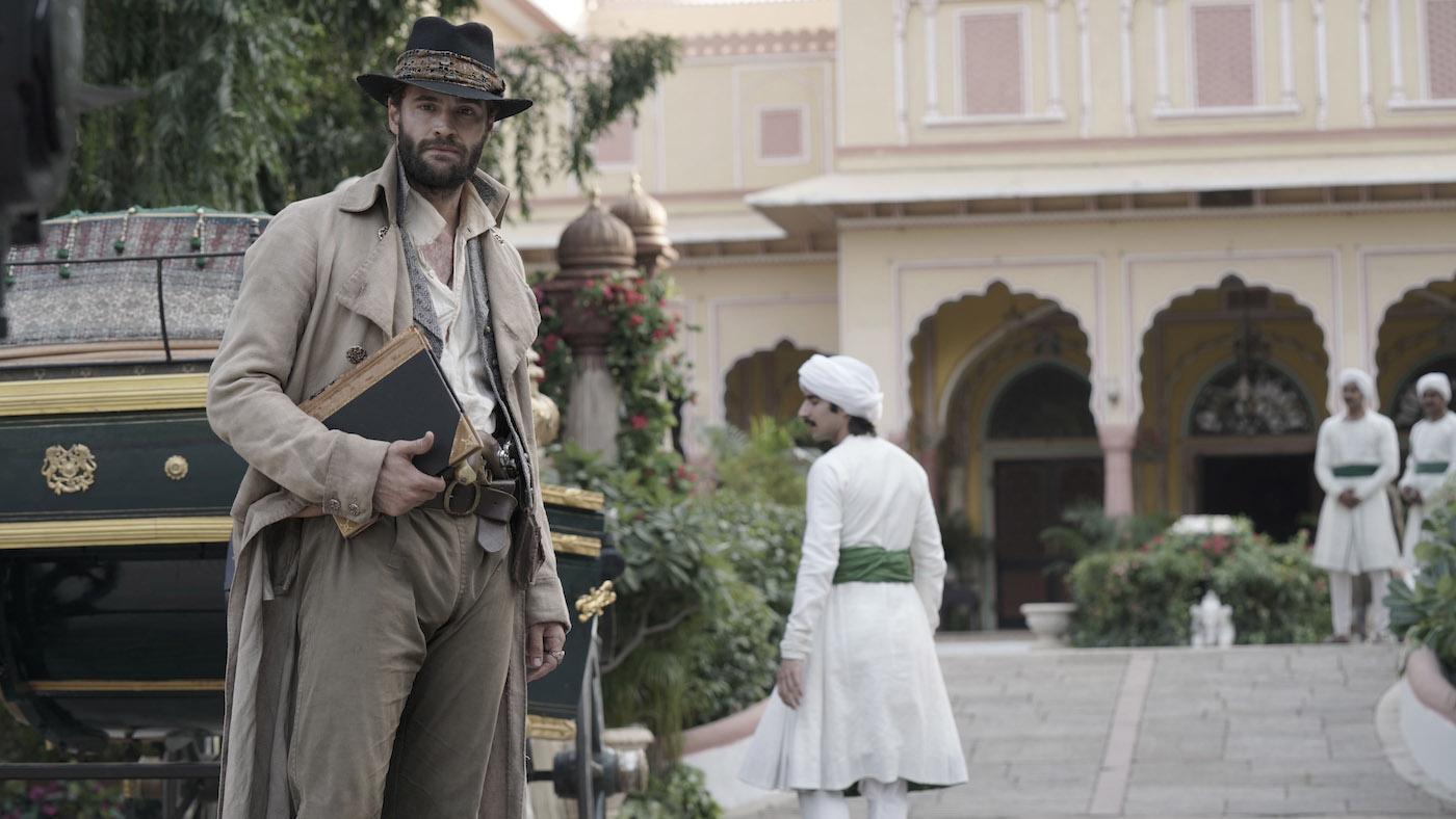 John and Baadal in 'Beecham House.' Photo: Masterpiece