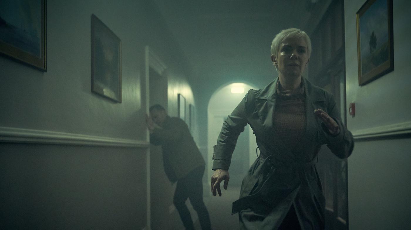 Anna Marshall and Edin Tosumbegovic in 'COBRA.' Photo: Sky UK Limited