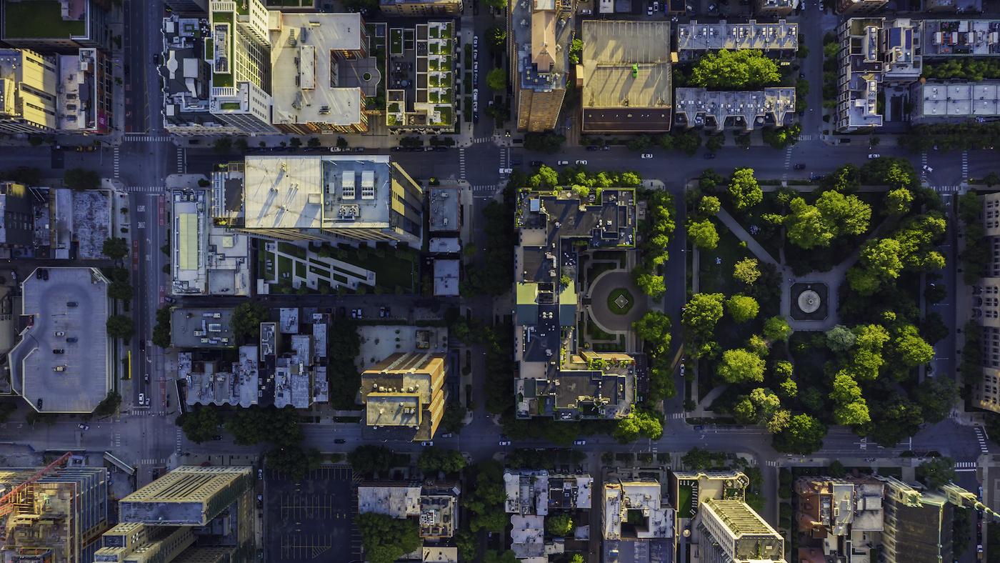 An aerial view of Chicago. Photo: iStock.com/marchello74