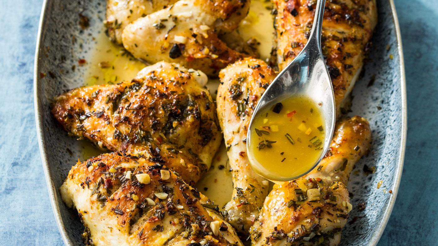 Cook's Country's Greek Chicken. Photo: Joe Keller