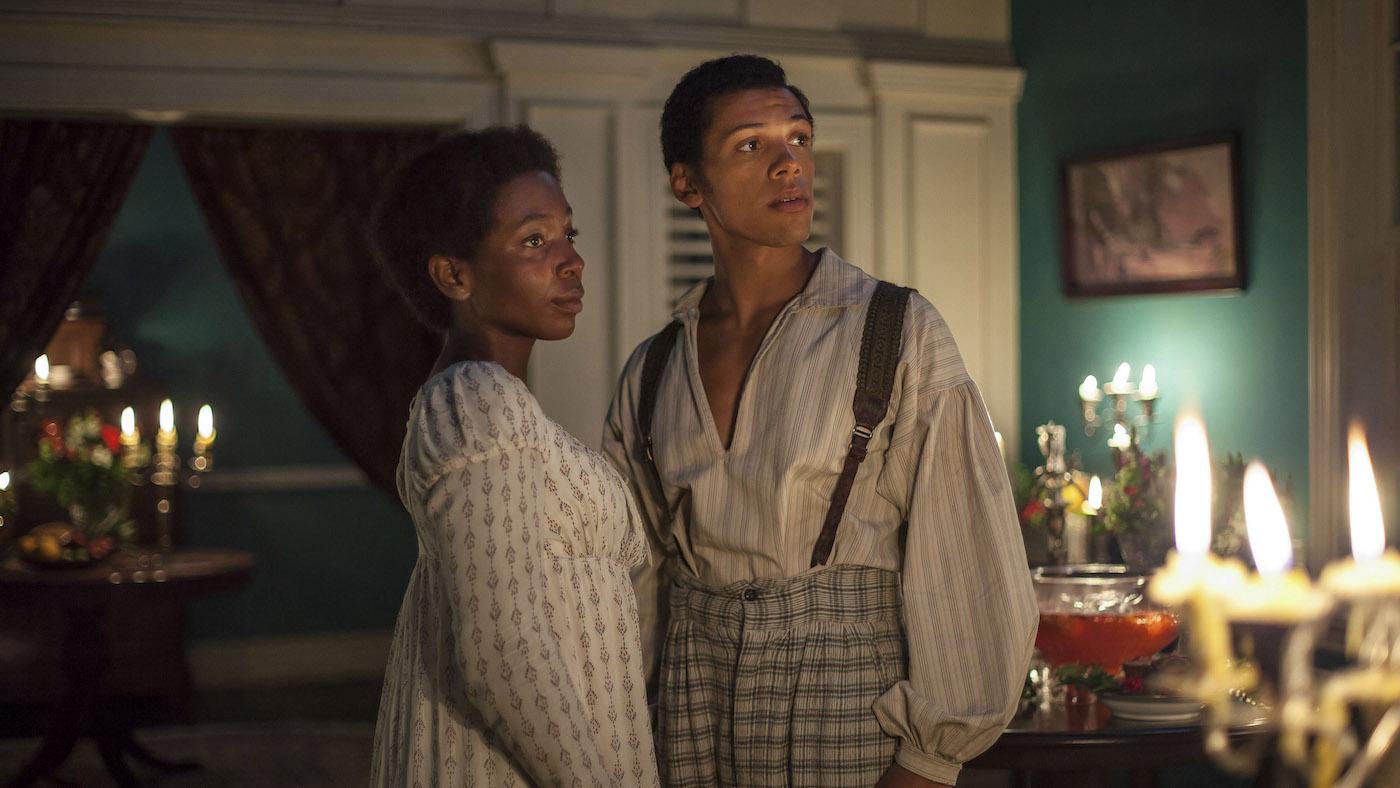 July and Nimrod in 'The Long Song.' Photo: Heyday Television/Carlos Rodriguez