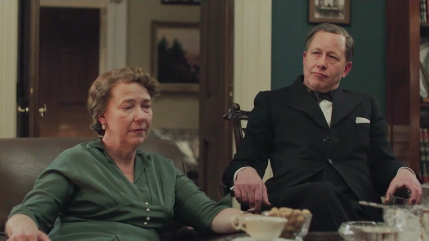 Eleanor Roosevelt and Harry Hopkins in 'Atlantic Crossing'
